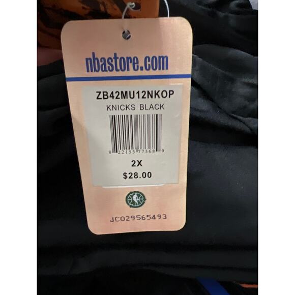 New York Knicks NBA Mens ZipWay Change “N” The Game Cut Off Tank Size 2X Black - Picture 13 of 14